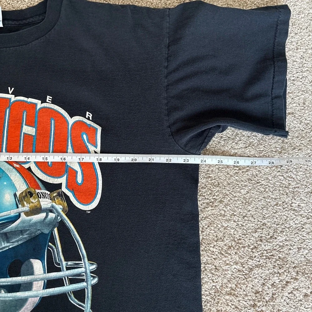 Vintage 1992 Salem Sportswear Denver Broncos Helmet Single Stitch T Shirt XL